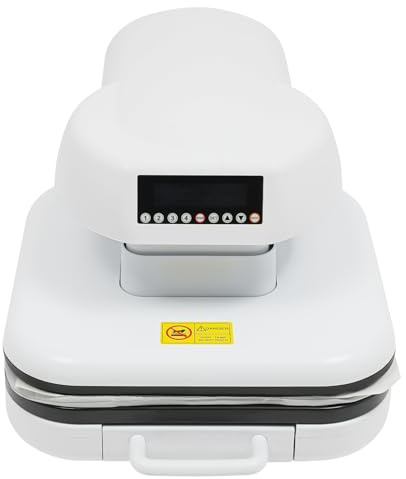YYDWY Prensa caliente automática de 38 x 38 cm, prensa de transferencia de camisetas con pantalla LCD, placa de calentamiento de 1600 W para camisetas, sombreros, mochilas, memoria de 4 niveles