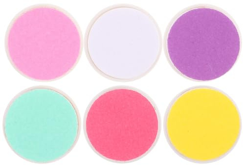Healeved 30 Coussinets de Lime à Ongles pour Bébé en Plastique, 30pcs, Têtes de Meulage Électrique Faciles à Remplacer pour Ongles Lisses de -nés et Tout-petits