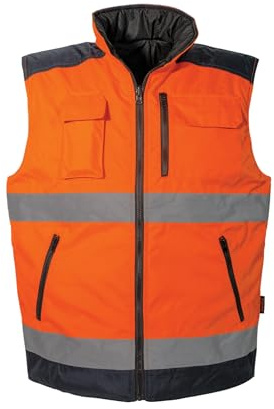 GILET HV ARANCIO REVERS. M KAPRIOL
