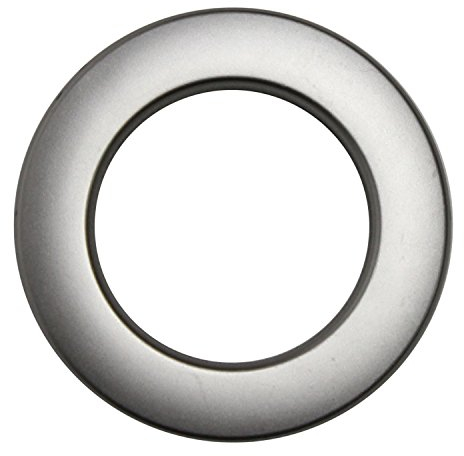 Stoffösen für 40mm Stoffloch - Hightech Kuststoff - Made in Germany - Auch für dicke Stoffe geeignet - 10 Stück - Farbe Edelstahl