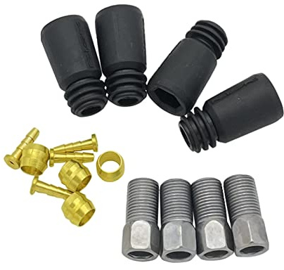 JooFn BH59/BH90 Disc Brake Cable Hose Set Olive Connector Insert Connecting Bolt Bleed Kit Parts for MTB Mountain Bike Bicycle (BH59)