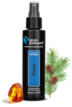 Groom Professional Prince Haustier-Parfüm, Exzellenz in der Tierpflege, Hundeparfüm mit einer Leichter Hauch von Moschus, enthält Kamille zur Beruhigung der Haut, hergestellt in Großbritannien, 100ml