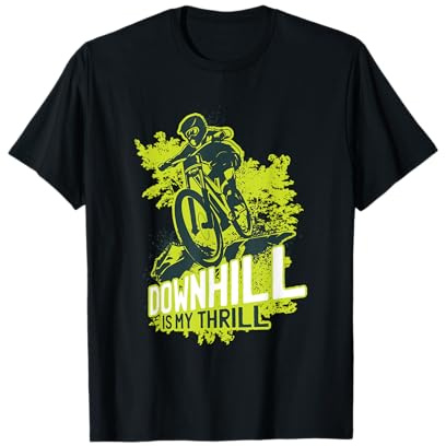 Divertente Downhill Mountainbike Ciclismo Bicicletta Maglietta