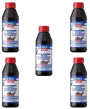 ILODA 5X Original Liqui Moly 500ml Hypoid-Getriebeöl (GL4/5) TDL SAE 75W-90 Gear Oil