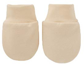 Wr 1 Paire De Moufles pour Bébé, Gants en Cotton Doux Anti-Rayures pour Bébé, Mitaines Anti-Rayures pour Le Nouveau-né, Fournitures pour Protège-Mains pour Bébé