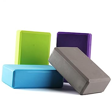 Yardwe Yogablock 2er Set - Eva Rutschfeste Yogakissen Für Balance Grau Yoga Zubehör Für Die Übungen Zu Hause