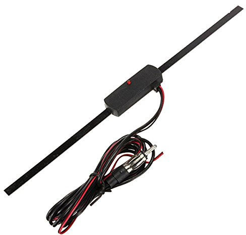 Kuuddker Antena de Electronica de Parabrisas del Coche de Radio FM Antenna de Montaje de autoadhesiva Antena no direccional