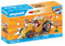 PLAYMOBIL Funstars 71634 Rasende Pizza, Kart mit Rückzugsmotor, dynamisches Spielset für spannende Rennen, kreatives Spielzeug für Kinder ab 4 Jahren