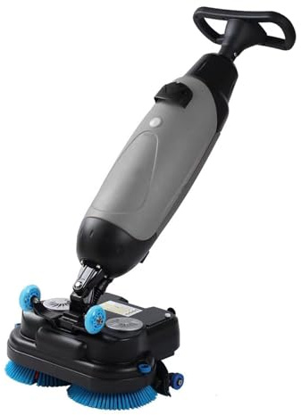 Commercial Electric Floor Scrubber Tile Polisher, Carpet Extractor Power Scrub Brush, Imop. 360°Rotating, Self-Propelled, Convenient Cordless. Fits Vinyl, Rubbermaid, Concrete, Luxury Vinyl Floor.