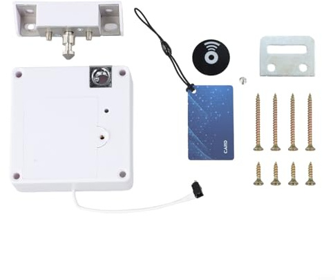 Serrure blanche Nfc invisible pour armoire électronique pour installation du système carte capteur caché meubles de maison cuisine bureau sécurité avec tiroir