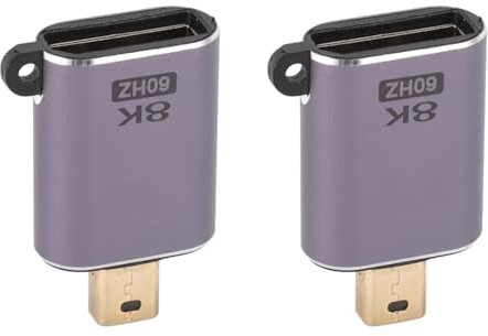 SENECESLI Mini DisplayPort Till DisplayPort 1.4 Adapter Set High Definition Hane Till Hona Omvandlare 8K 60Hz 4K 144Hz för PC-skärm