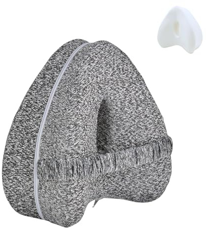 MAGIC SELECT Almohada Ortopédica para Pierna y Rodilla, Cojín Ergonómico con Espuma Viscoelástica, Almohada para Dormir Posicionadora para Embarazadas Alivia Dolores de Articulaciones.