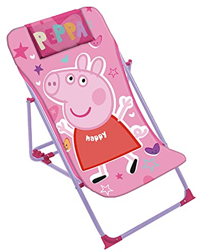 ARDITEX Chaise Longue Pliante - Peppa Pig