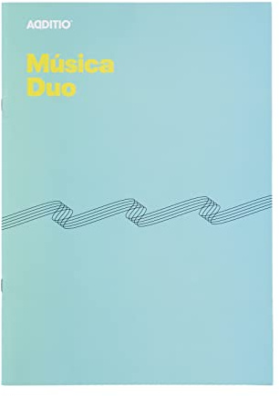 Duo Music Notebook 8 Pentagram 9mm + Grid - Blue