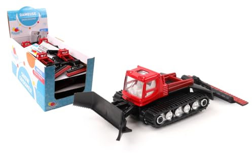 FLYPOP'S - Dameuse - Die CAST - 022221 - Couleurs Assorties - Métal - Véhicule Roues Libres - Jouet Enfant - Cadeau - Anniversaire - Neige - 12 cm - À Partir de 3 Ans