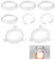 8 Pezzi Anello Riduttore per Paralume, Anello Paralume Adattatore da E27 a E14, Convertitore per Paralume in Plastica ABS per Lampade a Sospensione e da Tavolo, Compatibile Universale