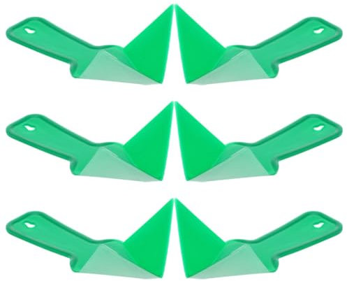 Hoement 6piezas Paleta De Plástico Ergonómica Para Esquinas De Paneles Para Interior y Exterior Unidades