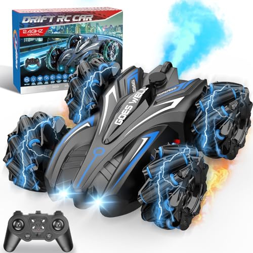 Gralal Voiture Télécommandée, Jouet Enfant 6 7 8 9 10 11 12 Ans Garcon Fille Voiture Telecommandé Drift Tout Terrain Jeux Enfant 6-12 Ans Cadeau Garcon Voiture Téléguidé