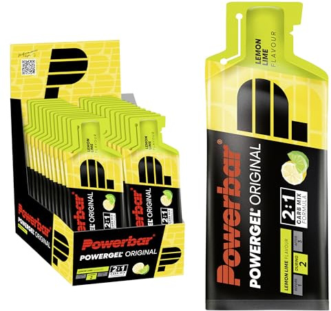 Powerbar - PowerGel Original - Lemon Lime - 24x41g - High Carb Energie Gel - Natrium - koffeinfrei