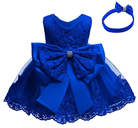 Vestido de encaje bordado sin mangas con lazo, tutú, vestido de tul para princesa, noche, dama de honor, boda, concurso, bautizo, bautizo, cumpleaños, vestido de baile con gorro.