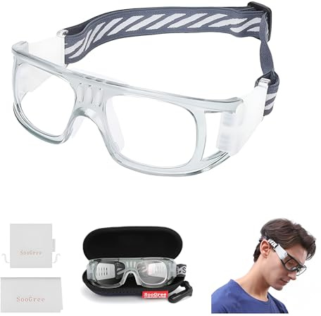SooGree Sports Glasses - Racquetball Goggles Basketball Football Eye Protective