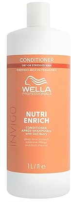 Wella Professionals Invigo Nutri Enrich Deep Nourishing Conditioner – feuchtigkeitsspendende Haarspülung mit Vitamin E und Panthenol – Haarpflege für kaputtes Haar – bekämpft Frizz – 1 L