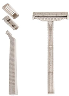 Ökologische Einwegrasierer mit biologisch abbaubaren Griffen WARRIOR Bio-Gemüse, umweltfreundlich, biologisch abbaubar (BIO-50PZ)