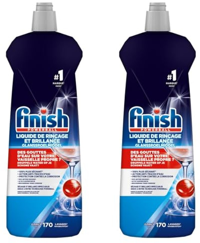 Finish Liquide de Rinçage - Lot de 2 x 800 ml