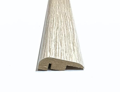 Washington Oak Laminate & Wood Flooring Section Transition Bar MDF Threshold Strip End Edge Profile Door Trim Moulding Oak (1, 900mm (2ft 9))