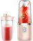 LYPPUL Blender Portable Smoothie Mixeur, 500ML Mini Blender USB pour Smoothie, Fresh Juice Blender Avec 6 Lames, gourde fresh juice multifonctionnel pour Shakes Glaces Boissons Fruits