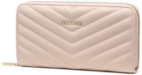 Frentree Geldbörse Damen Portemonnaie mit RFID-Schutz & Handyfach, viel Platz für Karten, Münzen, Geldscheine