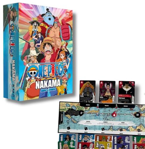 TCGFACTORY - Juegos de Mesa Adulto y Niño One Piece Nakama Amigos & Enemigos | Juegos de Mesa Niños 10 Años o Más | Juego de Cartas Cooperativo | Juego de Mesa Adulto