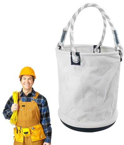 Secchio per Elettricista | Borsa Multiuso In Tela Secchio Portautensili | Stazione Di Lavoro Leggera Per Trasporto Equipaggiamento Elettrico Da Giardino E Costruzione