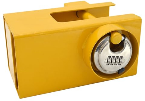 Serratura universale per rimorchio, in acciaio inox, accessorio per auto, con accoppiatore a lingua, per porta di carico, attrezzatura da piano, martinetto da pavimento, tosaerba, pickup, camper