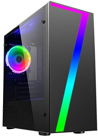 OCHW Aerocool V3X RGB Ultra Fast Gaming PC AMD Athlon 3000G Quad Thread ATI Radeon HD Vega 3 Graphics 8GB DDR4 Ram 120GB SSD WiFi Windows 10 PRO