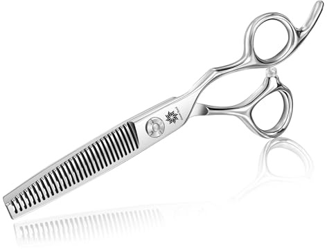 Dream Reach Professional Hair Scissors 6 Inch Japanese 440C Steel Thinning Scissors for Women and Men Hair Cutting for Salon Barber and Household