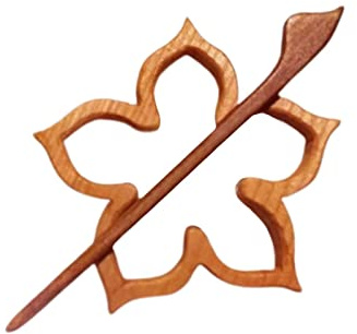 Broche en Bois en Forme d'animal - Broche en Bois pour Femme - avec Fermeture - Bricolage Artisanal - Badge Dessin animé