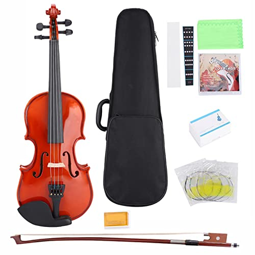1/8 Kid Violin Set, Kleine Astonvilla Spruce Curly Maple Violine mit Box Kolophonium String Aufkleber für Kinder