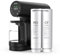 Ecoviva Auftisch Umkehrosmoseanlage Wasserfilter, Mobile Osmoseanlage Trinkwasser Umkehrosmose Filter mit 4-Stufen-Filtration, 3:1 Verhältnis von reinem Wasser zu Abwasser, TDS-Monitor, Schwarz