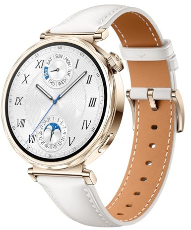 HUAWEI WATCH GT 5 41mm Smartwatch, Design Elegante, Nuova Modalità Corsa e Ciclismo, Monitoraggio della Salute, 7 Giorni di Durata della Batteria, iOS e Android, Bianca