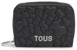 Tous Cartera Negra, para Mujer, Medidas 8 x 10,5 x 2,5 cm, Colección Puffy Bear