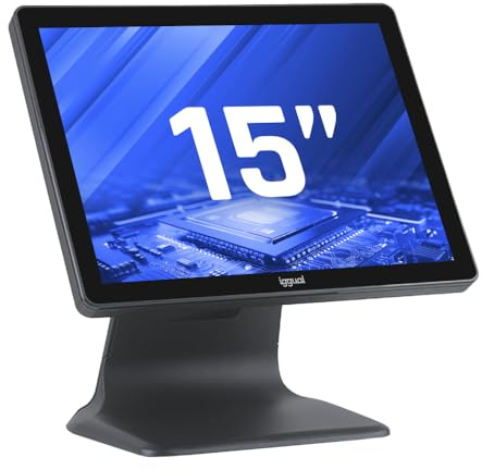 iggual TPV Táctil 15 AIO WiFi. Windows11PRO. POS Todo en Uno. Monitor Táctil Capacitivo. Procesador Intel® N100 caché 6 MB 3,4 GHz. SSD 256GB. RAM 8GB. Uso Comercial. Preparate para Verifactu.Negro