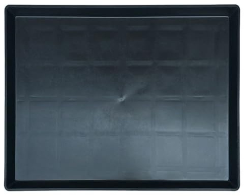 Suxdlan Dog Crate Tray Black Replacement Pan Plastic Base Tray for Dog Cage Crate Black Cleaning for Pet Cages Crates Kennels Dogs 23.03 X 16.26 X 1.18 Inch.