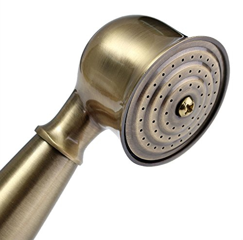 Rétro cuivre Handheld Shower Head Douchette Pommeau Tête de Douche Grün Bronze