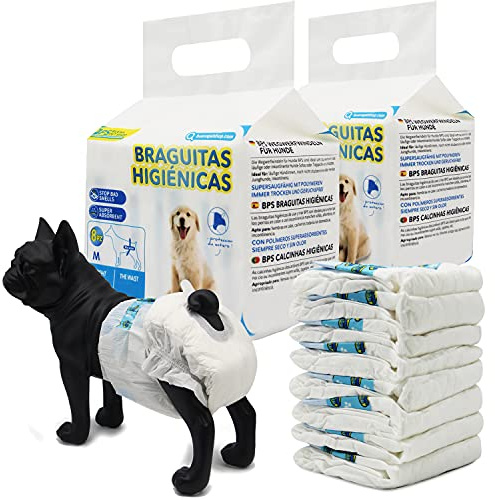 BPS - Mutandine igieniche per cani e animali domestici, in 5 misure a scelta