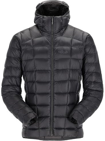 Rab Men's Mythic Alpine Jacket - Down Insulated Windproof Coat for Trekking, Climbing, & Mountaineering - Black - Large
