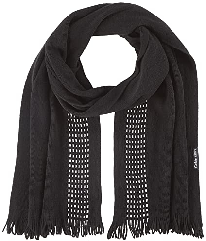 Calvin Klein Damen Infinity Schal, Schwarz, Einheitsgröße