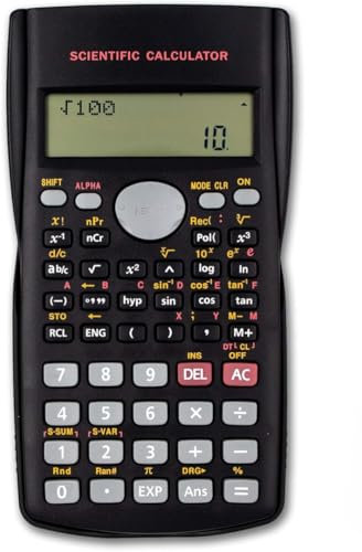 Scientific Calculator for Secondary School 12 Digit Double Line Display - Engineering Mathematical Calculator with 240 Functions Suitable for Secondary School Students, Teachers and Business Use