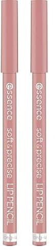 essence cosmetics soft & precise LIP PENCIL 302 Heavenly (Packung mit 2)