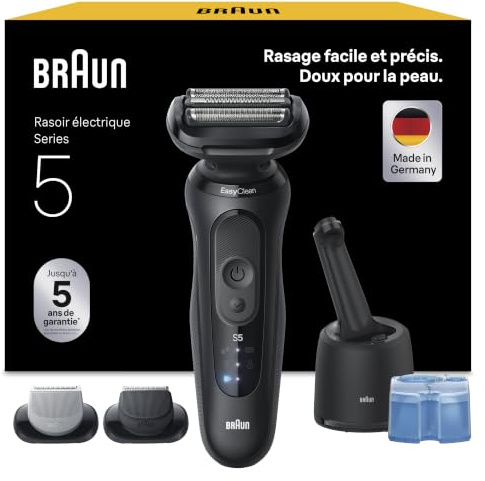 Braun Series 5 Afeitadora Eléctrica Hombre, 52-N7650CC, Negro